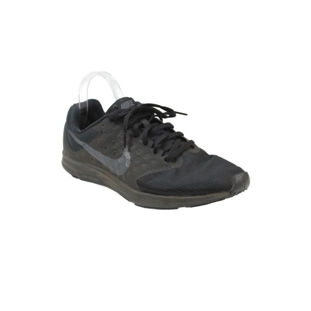Nike Mens Lace Up Knit Logo Down Shifter 7 Running Sneakers Black Size 10.5